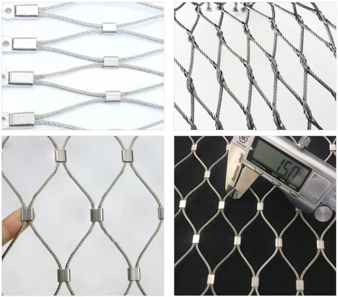 316 Flexible Stainless Steel Wire Cable Rope Mesh Net for Plant Green ...