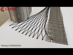 Flexible Strength Stainless Steel Mesh Fireproof Easy To Install Customized Height Up To 2m