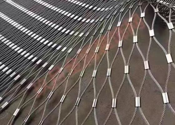 Lightweight Balustrade Cable Mesh Stainless Steel Wire Rope Netting ...