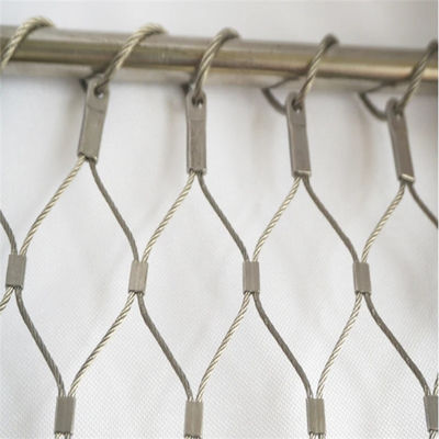 Architectural Cable Rope 304 316 Stainless Steel Wire Mesh Netting For ...
